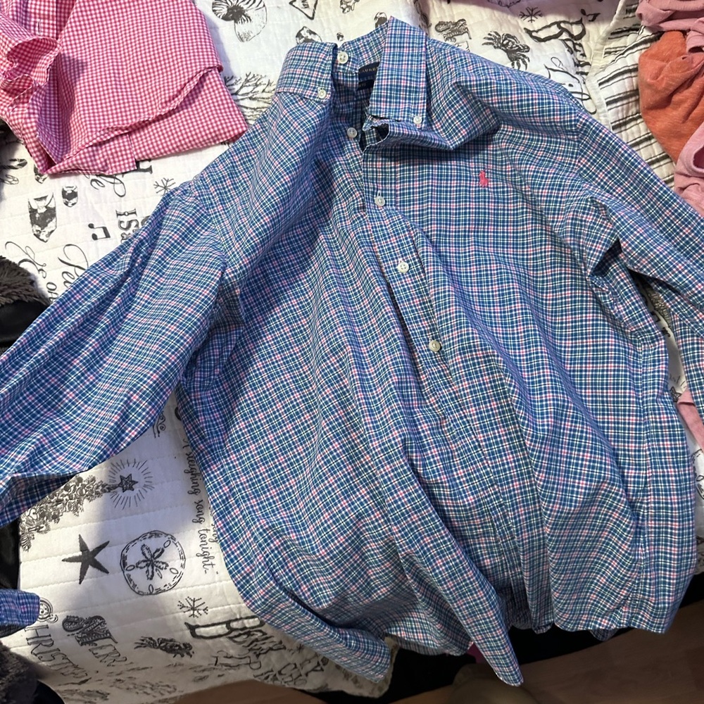 Polo button downs & American eagle shirts